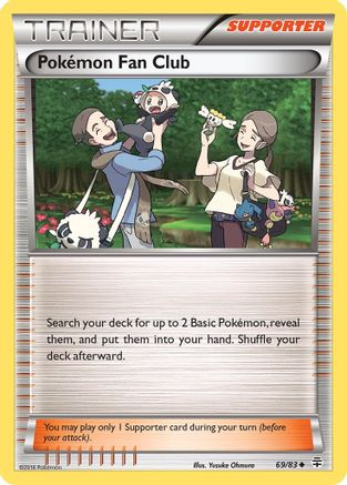 Pokemon Fan Club 069/83  Generations - Uncommon