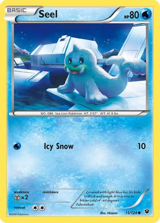 Seel 015/124  XY  Fates Collide - Common