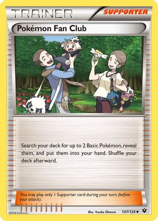 Pokemon Fan Club 107/124  XY  Fates Collide - Uncommon