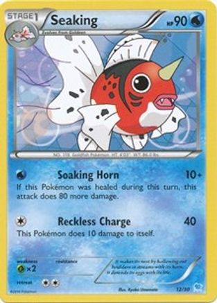 Seaking (12) 012  XY Trainer Kit Pikachu Libre & Suicune - Common