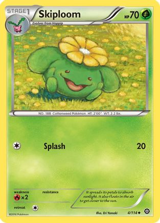 Skiploom 004/114  XY  Steam Siege - Uncommon