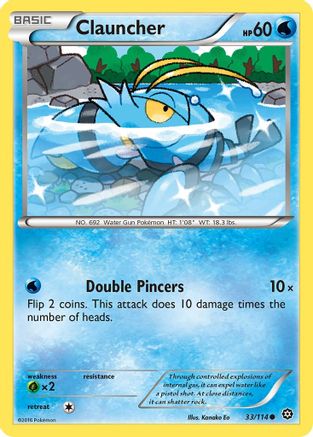 Clauncher 033/114  XY  Steam Siege - Common