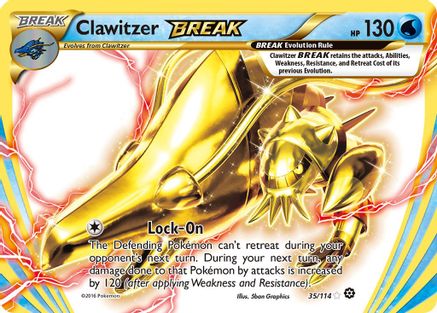 Clawitzer BREAK 035/114  - Holofoil XY  Steam Siege - Rare BREAK