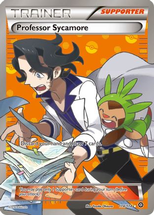 Professor Sycamore 114/114  - Holofoil XY  Steam Siege - Ultra Rare