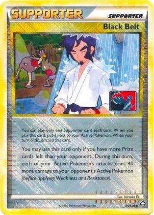 Black Belt 085/102  - Reverse Holofoil League & Championship Cards - Promo