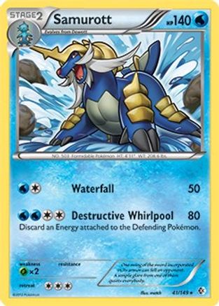 Samurott 041/149  Deck Exclusives - Rare