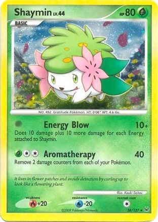 Shaymin 038/127  - Holofoil Deck Exclusives - Holo Rare
