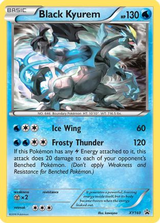 Black Kyurem XY160  - Holofoil XY Promos - Promo