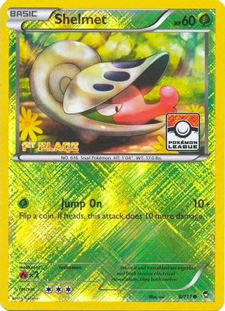 Shelmet 008/111  - Reverse Holofoil League & Championship Cards - Promo