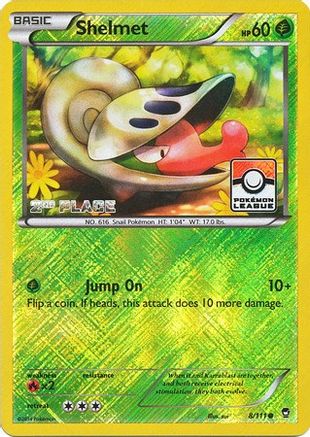 Shelmet 008/111  - Reverse Holofoil League & Championship Cards - Promo