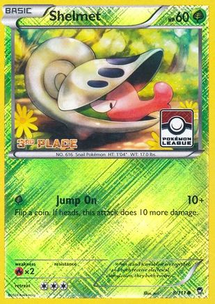 Shelmet 008/111  - Reverse Holofoil League & Championship Cards - Promo
