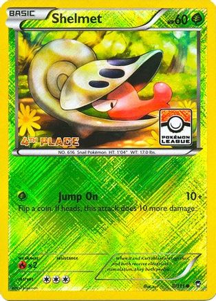Shelmet 008/111  - Reverse Holofoil League & Championship Cards - Promo