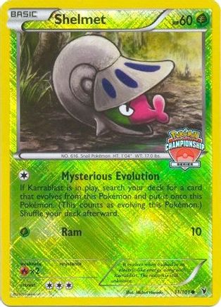 Shelmet 011/101  - Reverse Holofoil League & Championship Cards - Promo