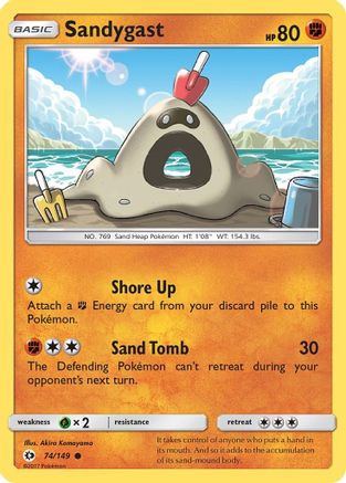 Sandygast 074/149  SM Base Set - Common