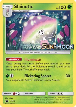 Shiinotic SM10  - Holofoil SM Promos - Promo