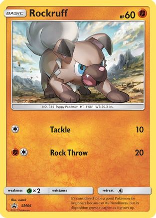 Rockruff SM06  - Holofoil SM Promos - Promo