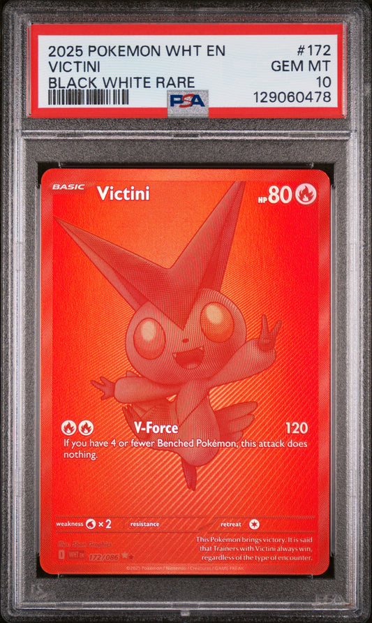 PSA 10 - Victini BWR - White Flare #172