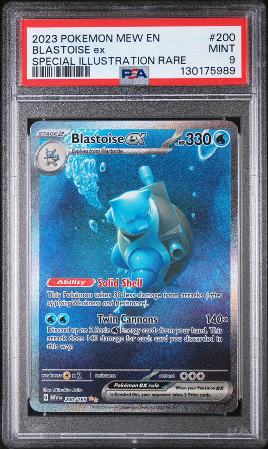 2023 Pokemon Mew EN - 151 #200 Blastoise ex SIR PSA 9