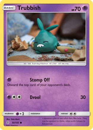Trubbish 050/145  SM  Guardians Rising - Common