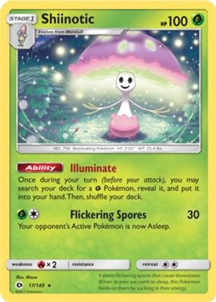 Shiinotic 017/149  Deck Exclusives - Rare