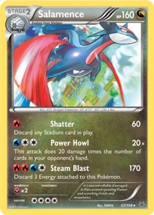 Salamence 057/108  Deck Exclusives - Rare