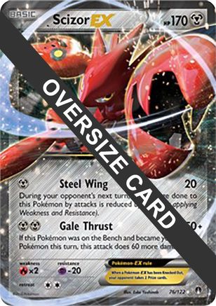 Scizor EX 076/122  - Holofoil Jumbo Cards - Promo