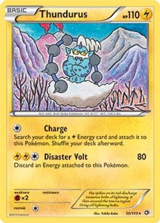 Thundurus 050/113  Deck Exclusives - Rare