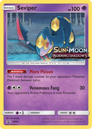 Seviper SM46  - Holofoil SM Promos - Promo