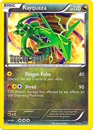Rayquaza 011/20  - Holofoil Blister Exclusives - Promo