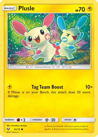Plusle 033/73  Shining Legends - Common