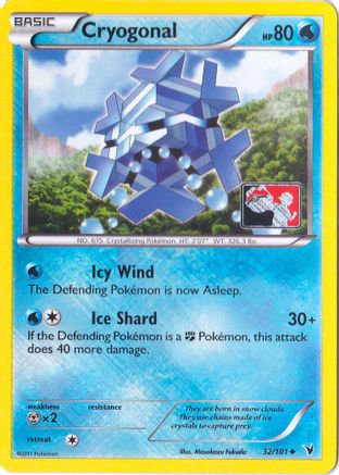 Cryogonal 032/101  - Reverse Holofoil League & Championship Cards - Promo