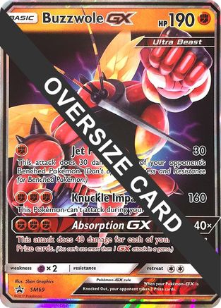 Buzzwole GX SM69  - Holofoil Jumbo Cards - Promo