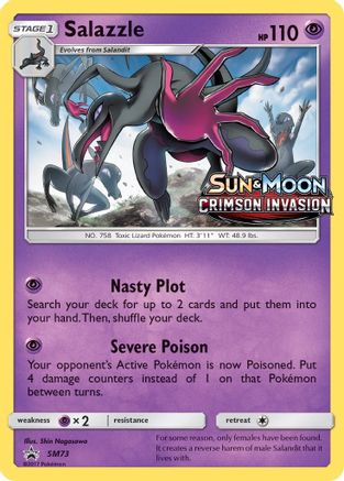 Salazzle SM73  - Holofoil SM Promos - Promo