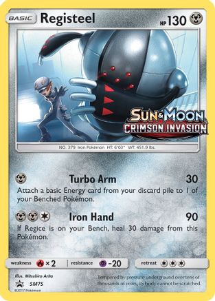 Registeel SM75  - Holofoil SM Promos - Promo