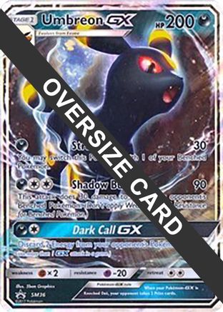 Umbreon GX SM36  - Holofoil Jumbo Cards - Promo