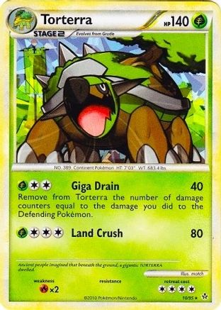 Torterra 010/95  - Holofoil League & Championship Cards - Promo