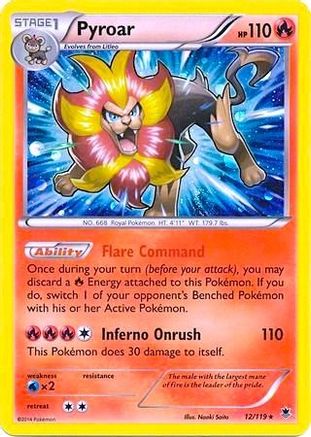 Pyroar 012/119  - Holofoil Blister Exclusives - Promo