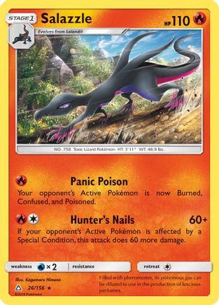 Salazzle 026  SM  Ultra Prism - Rare