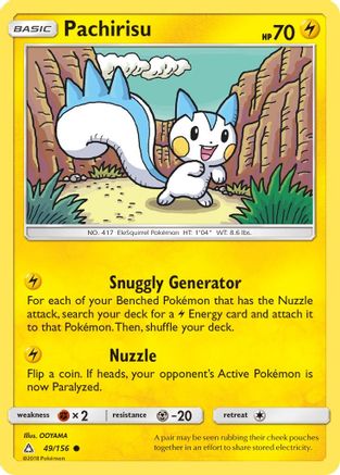 Pachirisu 049/156  SM  Ultra Prism - Common