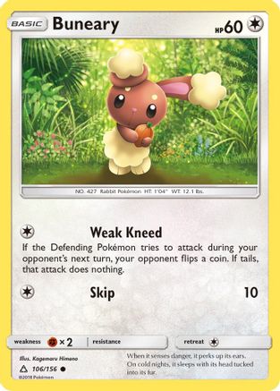 Buneary 106/156  SM  Ultra Prism - Common