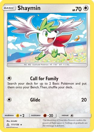 Shaymin (111) 111  SM  Ultra Prism - Rare