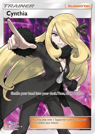 Cynthia (Full Art) 148  - Holofoil SM  Ultra Prism - Ultra Rare