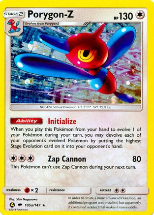 Porygon 105a/147  - Holofoil Alternate Art Promos - Promo