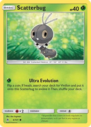 Scatterbug (6) 006  SM  Forbidden Light - Common