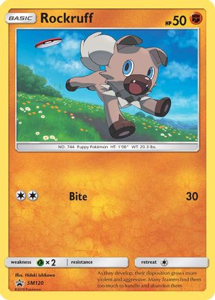 Rockruff SM120  - Holofoil SM Promos - Promo