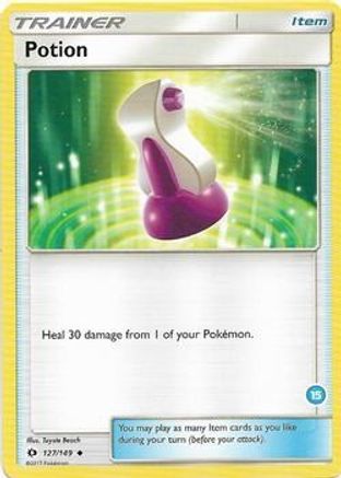 Potion (15) 127  SM Trainer Kit Alolan Sandslash & Alolan Ninetales - Uncommon