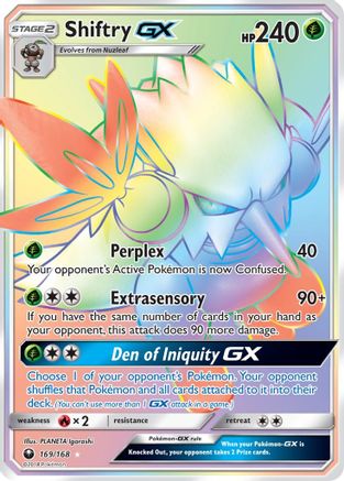 Shiftry GX (Secret) 169  - Holofoil SM  Celestial Storm - Secret Rare