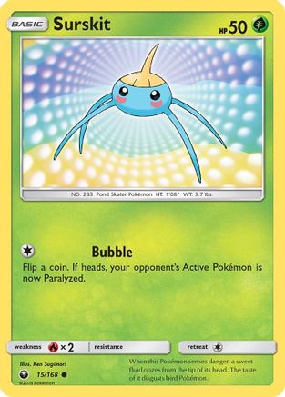 Surskit 015  SM  Celestial Storm - Common