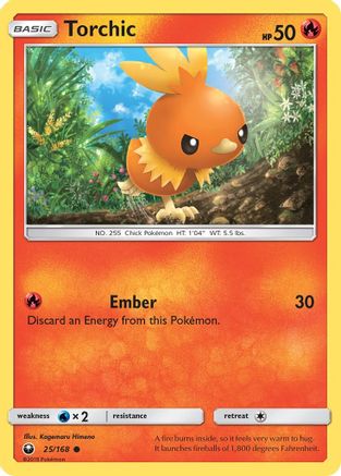 Torchic (25) 025/168  SM  Celestial Storm - Common