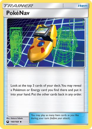 PokeNav 140/168  SM  Celestial Storm - Uncommon